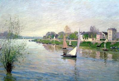 Alfred Sisley La Seine a Argenteuil oil painting image